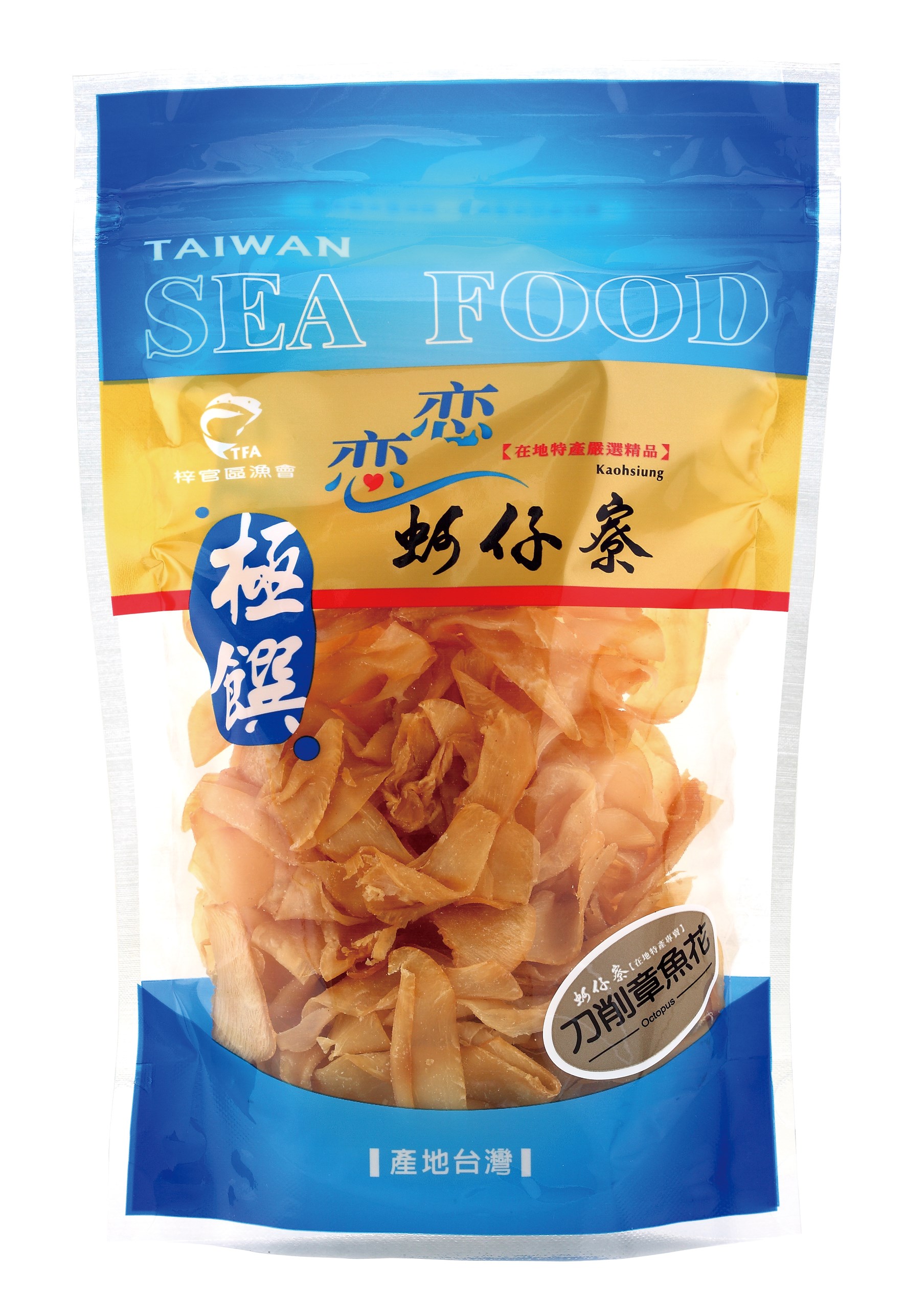 刀削章魚花